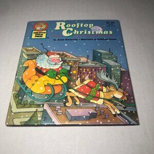 Rooftop Christmas By Susan Karnovsky Illustrated Children's Book Vintage